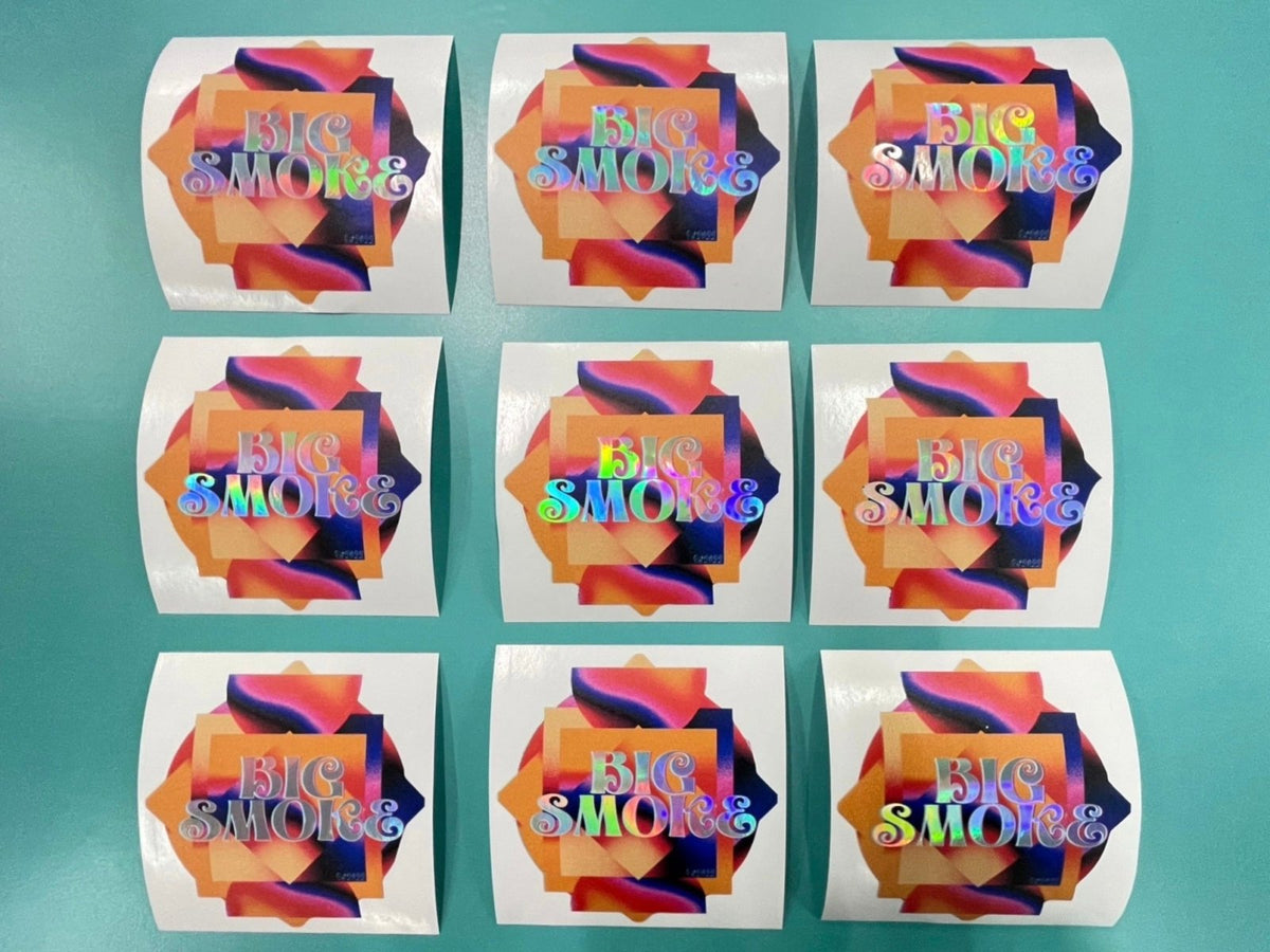 สติ๊กเกอร์โฮโลแกรม Hologram Sticker กันปลอม สะท้อนแสงหลากสี เพิ่มมูลค่าแบรนด์ เหมาะสำหรับฉลากสินค้า และงานพรีเมียม