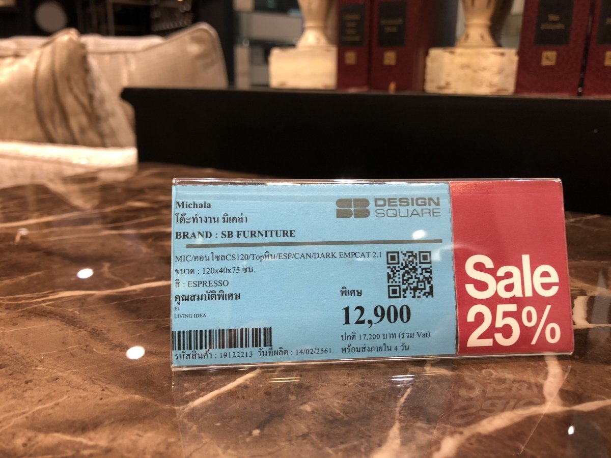 ป้ายเมนูติดผนัง ป้ายราคาสินค้าติดผนัง