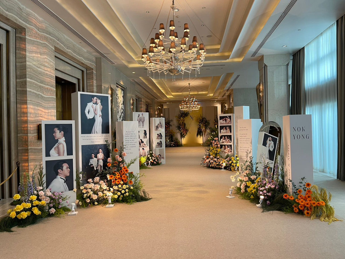 ป้ายงานแต่ง รูปพรีเวดดิ้ง และป้ายโฟมบอร์ด พิมพ์คมชัด ดีไซน์สวย เหมาะสำหรับงานแต่ง งานอีเวนต์ และตกแต่งสถานที่พิเศษ