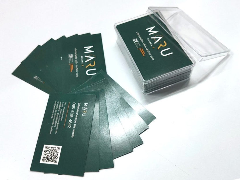 พิมพ์บัตรสะสมแต้ม คูปอง และนามบัตร Namecard พิมพ์คมชัด วัสดุคุณภาพ เหมาะสำหรับร้านค้า บริษัท และงานโปรโมชัน