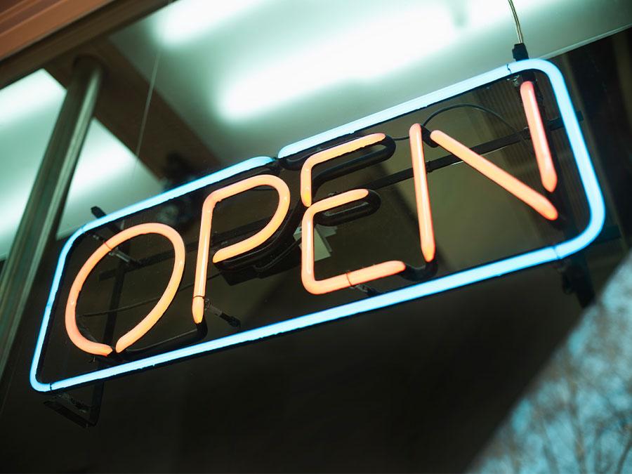 ป้ายไฟเปิดปิดร้าน open-close-sign ป้ายเวลาทำการ ป้ายติดประตู ป้ายไฟ LED ป้ายบอกเวลา ป้ายเปิดร้าน ป้ายปิดร้าน ป้ายสำเร็จรูป