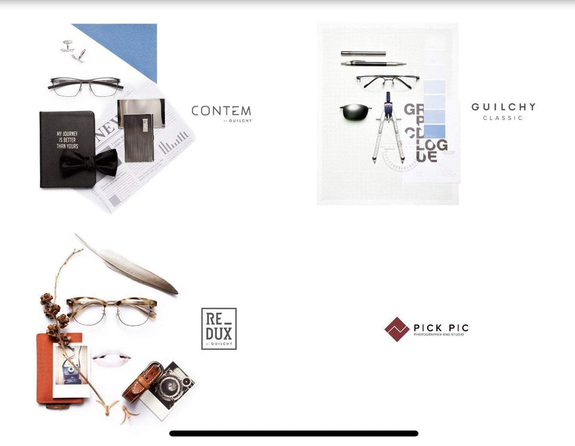 ถ่ายภาพสินค้า (Product) รับถ่ายรูปสินค้า stationery อุปกรณ์เครื่องเขียน จัดวาง compose เท่ๆ