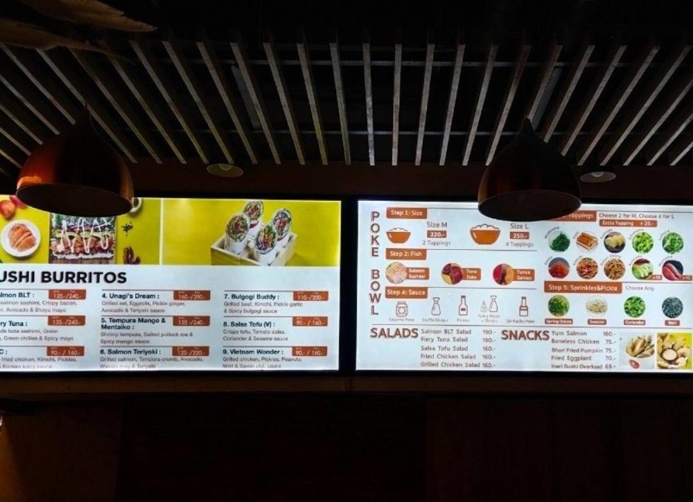 ป้ายไฟ LED Slim Lightbox ป้ายกรอบไฟแบบบาง ดีไซน์ทันสมัย สว่างคมชัด เหมาะสำหรับป้ายโฆษณา หน้าร้าน และงานโปรโมชัน