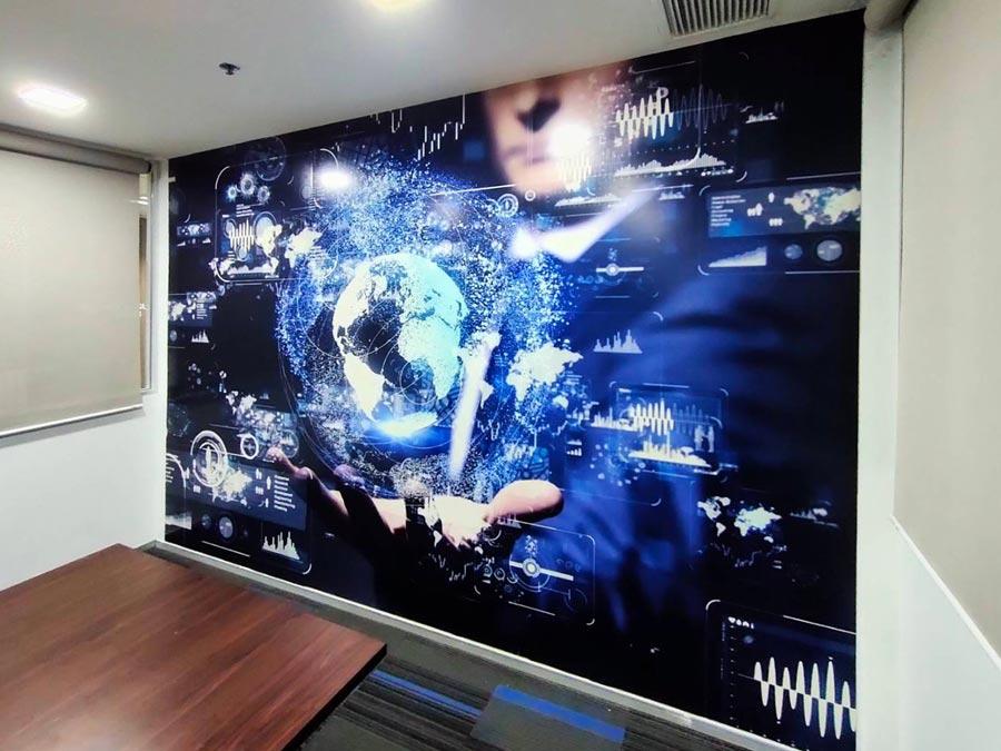 สติ๊กเกอร์ติดผนังห้อง และผนังปูน Wall Sticker พิมพ์ลายคมชัด ติดตั้งง่าย เหมาะสำหรับตกแต่งบ้าน ร้านค้า และออฟฟิศ