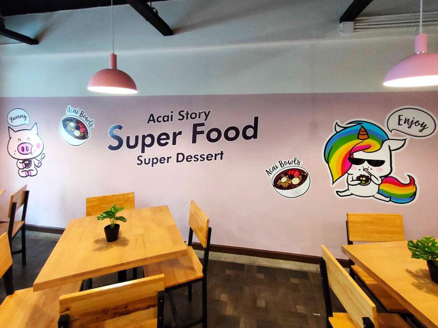 สติ๊กเกอร์ติดผนังห้อง และผนังปูน Wall Sticker พิมพ์ลายคมชัด ติดตั้งง่าย เหมาะสำหรับตกแต่งบ้าน ร้านค้า และออฟฟิศ